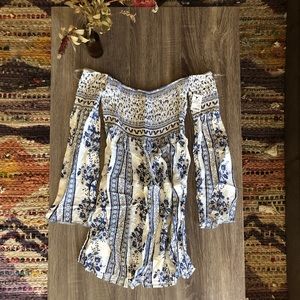 Akira Sun Child Off The Shoulder Dress